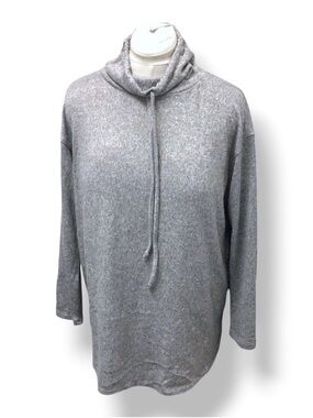 West Loop Women’s Long Sleeve Cowl Neck Pullover Lounge Top, size L